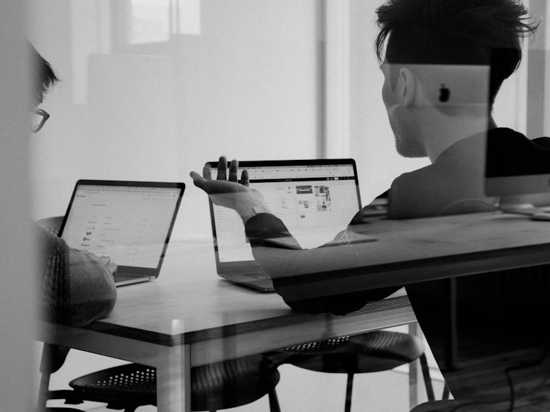 Team working on project